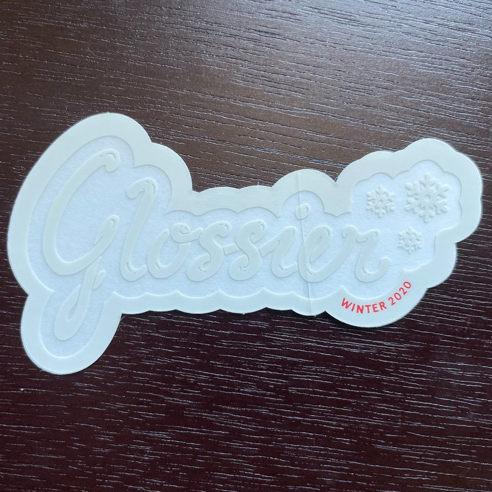 Glossier Winter 2020 Sticker